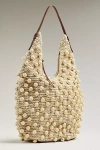 Poolside The Brighton Beaded Raffia Shoulder Bag