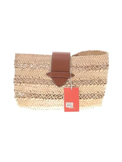 Pre-owned Poolside Clutch In Tan