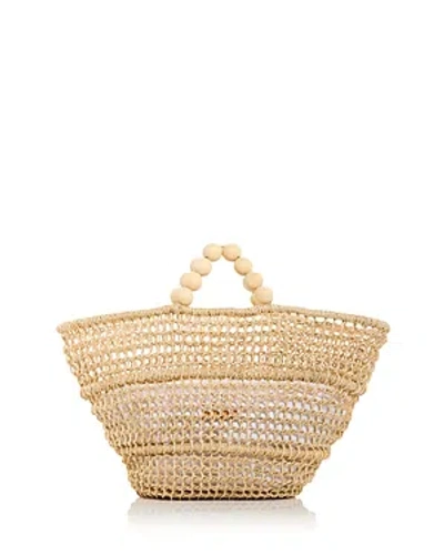 Poolside Comporta Straw Tote In Neutral