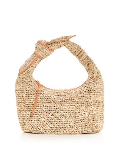 Poolside Josie Raffia Knot Shoulder Bag