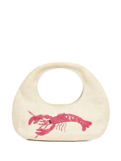 Poolside Mini Lobster Bake Tote Bag In Neutral