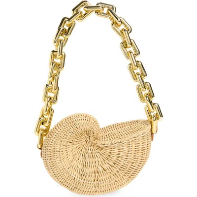Poolside The Anna Conch Shell Bag In Natural