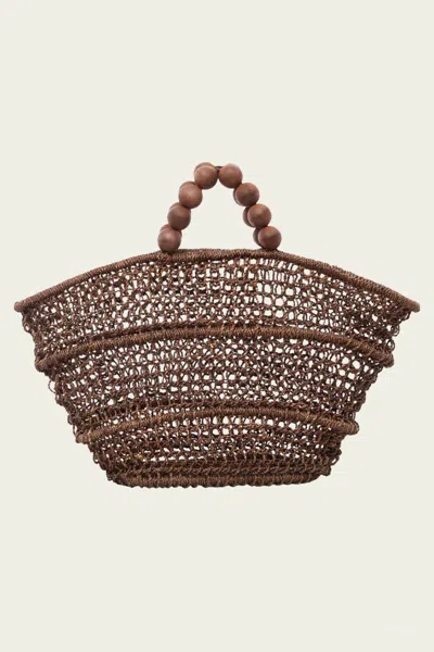 Poolside The Comporta Tote In Cocoa