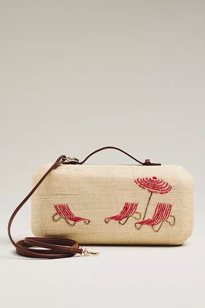 Poolside The Deck Chairs Clutch In Neutral