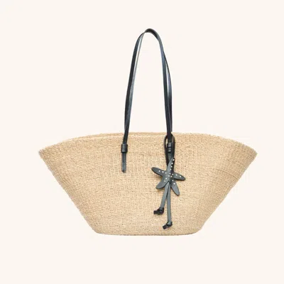 Poolside The East West Charm Tote In Brown