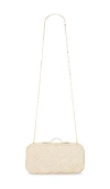 Poolside The East West Clutch With Top Handle In Beige