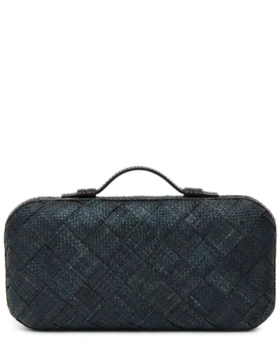 Poolside The Main St Straw Satchel In Black