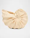 Poolside The Origami Nautilus Shell Clutch Bag In Natural