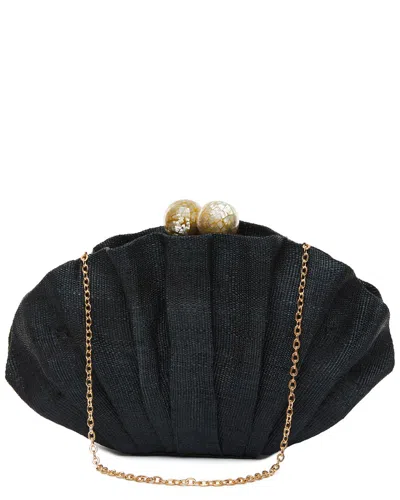 Poolside The Origami Shell Clutch In Blue