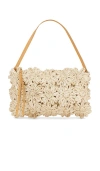 Poolside The Ravello Mini Floral Straw Shoulder Bag