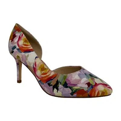 Pop Avienna Womens Almond Closed Toe Stiletto Heel Pumps In Multi