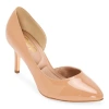 Pop Avienna Womens Pointed Closed Toe Stiletto Heel Pumps In Neutral