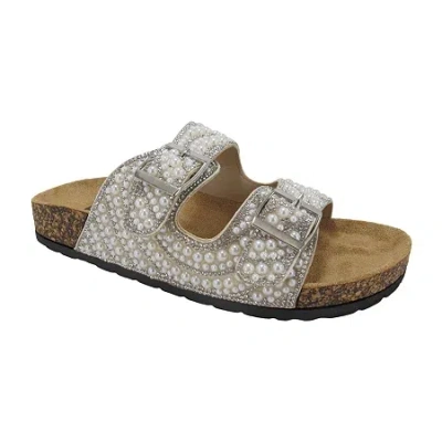 Pop Dhyana Womens Adjustable Strap Footbed Sandals In Multi