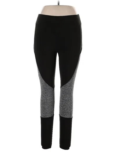 Pre-owned Pop Fit Active Pants In Black