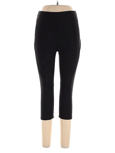 Pre-owned Pop Fit Active Pants In Black