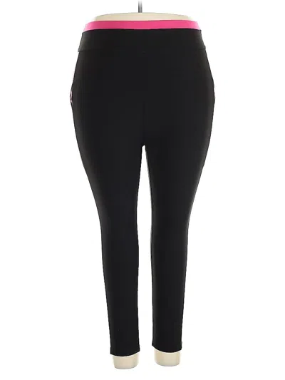 Pre-owned Pop Fit Active Pants In Black