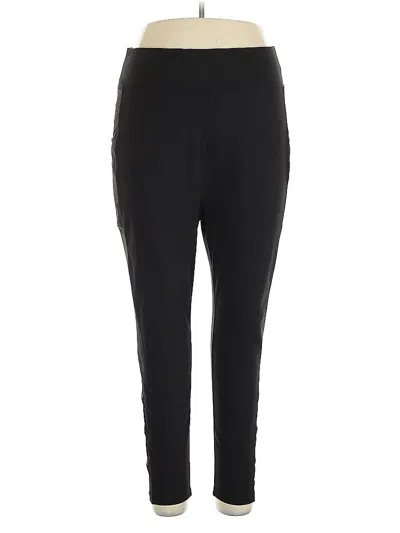 Pre-owned Pop Fit Active Pants In Black