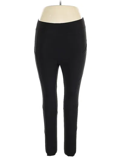 Pre-owned Pop Fit Active Pants In Black