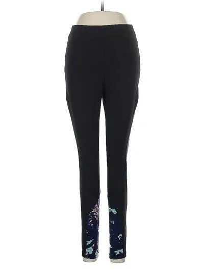Pre-owned Pop Fit Active Pants In Black