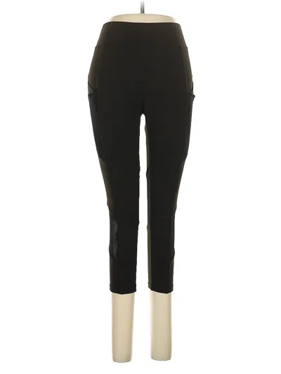 Pre-owned Pop Fit Active Pants In Black
