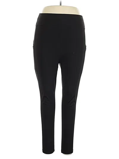 Pre-owned Pop Fit Active Pants In Black