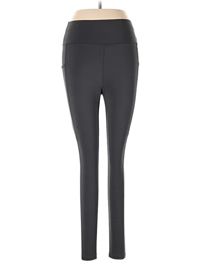 Pre-owned Pop Fit Active Pants In Black