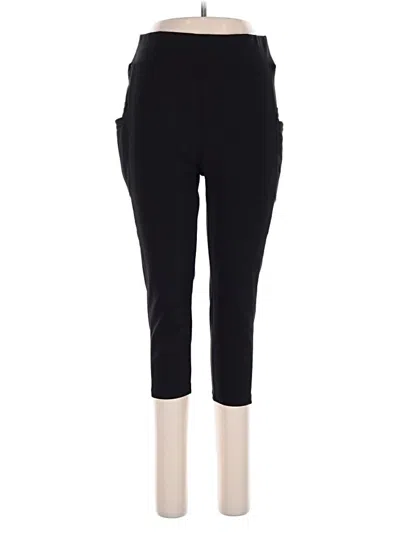 Pre-owned Pop Fit Active Pants In Black