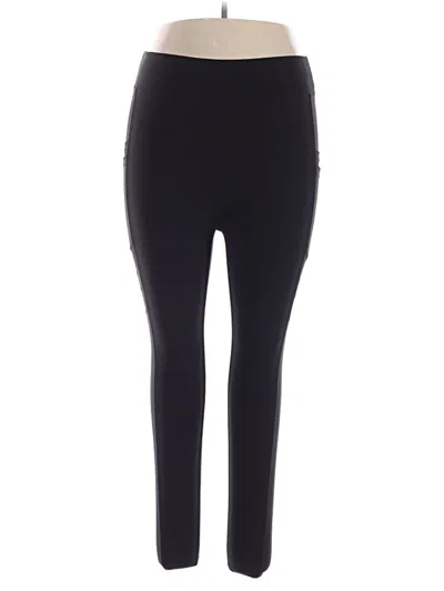 Pre-owned Pop Fit Active Pants In Black