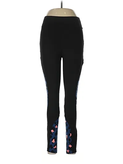 Pre-owned Pop Fit Active Pants In Black