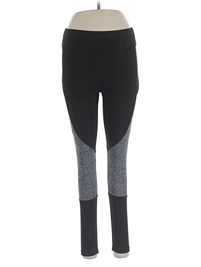 Pre-owned Pop Fit Active Pants In Black