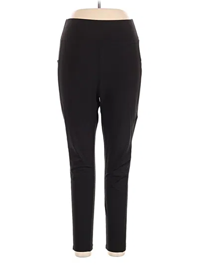 Pre-owned Pop Fit Active Pants In Black