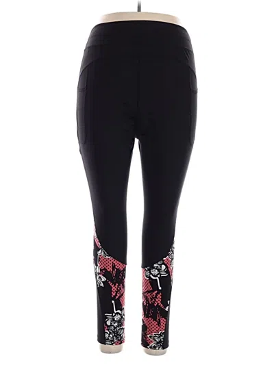 Pre-owned Pop Fit Active Pants In Black