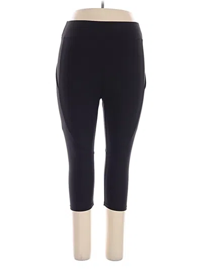 Pre-owned Pop Fit Active Pants In Black
