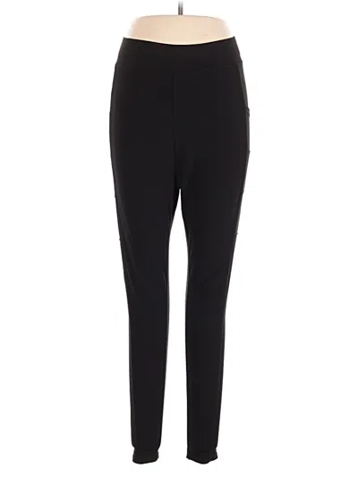 Pre-owned Pop Fit Active Pants In Black