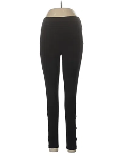 Pre-owned Pop Fit Active Pants In Black