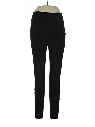 Pre-owned Pop Fit Active Pants In Black
