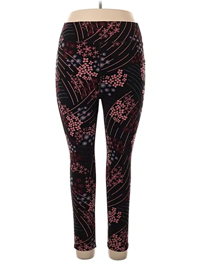 Pre-owned Pop Fit Active Pants In Black