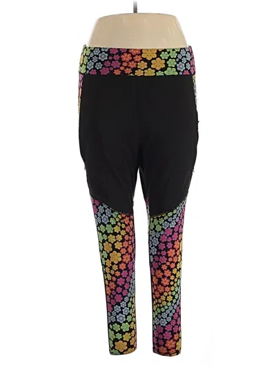 Pre-owned Pop Fit Active Pants In Black