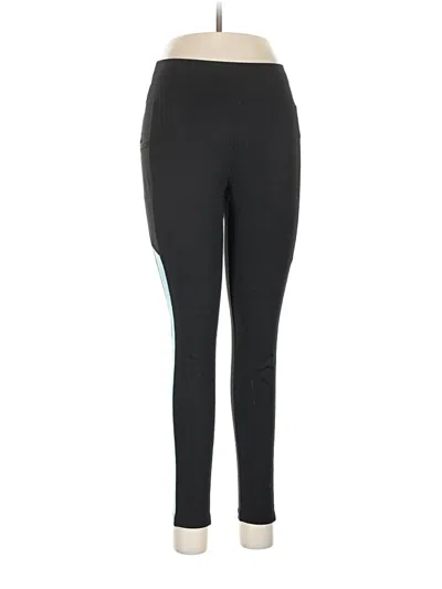 Pre-owned Pop Fit Active Pants In Black