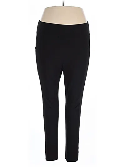 Pre-owned Pop Fit Active Pants In Black