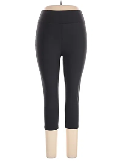 Pre-owned Pop Fit Active Pants In Black