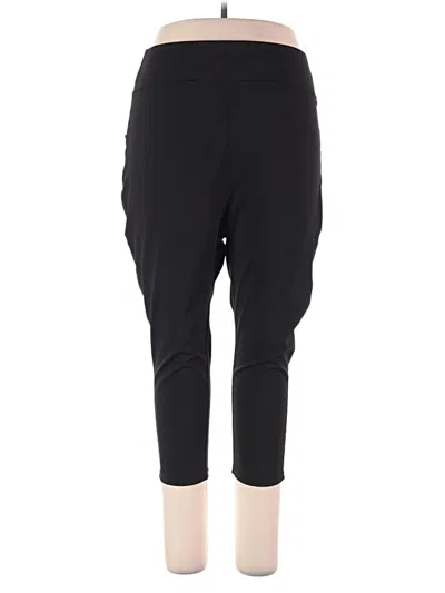 Pre-owned Pop Fit Active Pants In Black