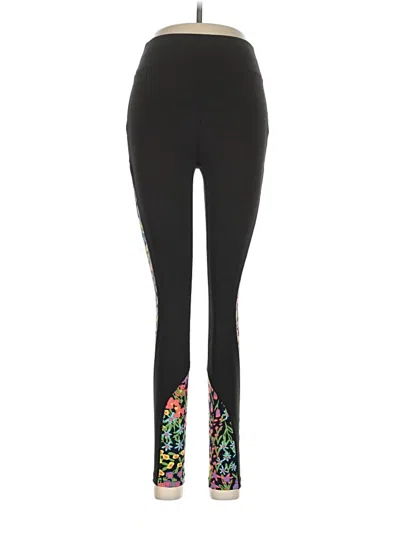 Pre-owned Pop Fit Active Pants In Black