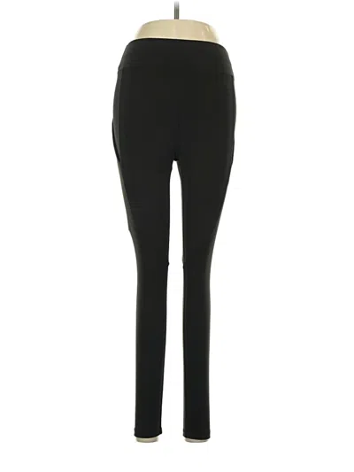 Pre-owned Pop Fit Active Pants In Black