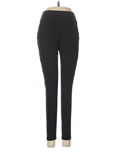 Pre-owned Pop Fit Active Pants In Black