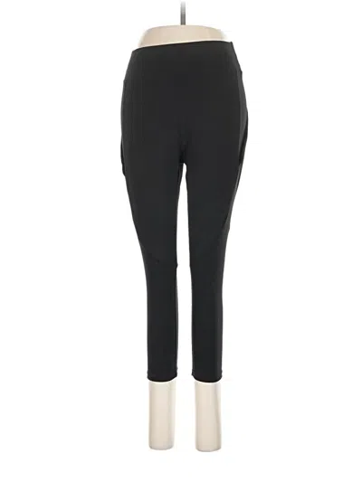 Pre-owned Pop Fit Active Pants In Black