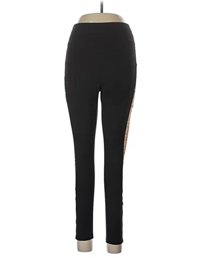 Pre-owned Pop Fit Active Pants In Black