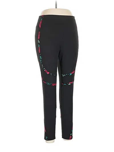 Pre-owned Pop Fit Active Pants In Black