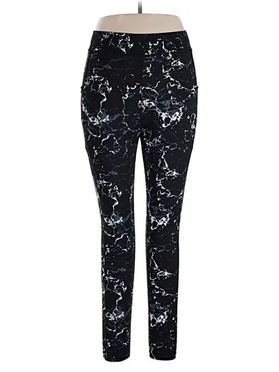 Pre-owned Pop Fit Active Pants In Black