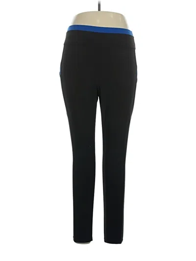 Pre-owned Pop Fit Active Pants In Black